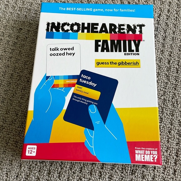 Games Incoherent Family Edition Complete Game Never Opened Poshmark